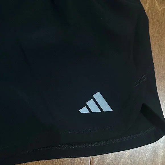 Adidas pacer 3” Black Running Shorts NWT - Picture 6 of 7